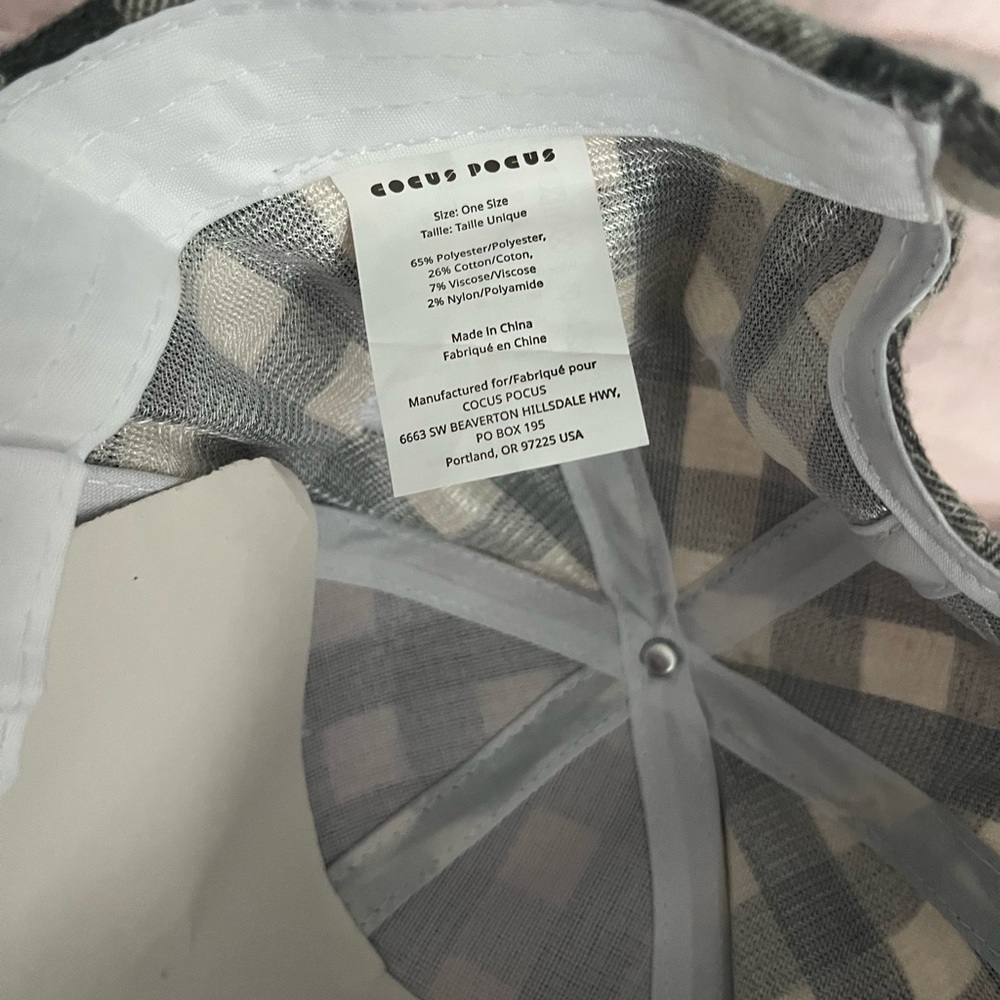 Cocus Pocus Checkered Cap - Picture 3 of 3